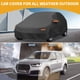 thumbnail image 2 of Funda para automóvil impermeable para Ford Focus Hatchback 210D-PU negra con franjas reflectantes, 2 of 5