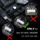 thumbnail image 4 of Tira de luces LED direccionable Rainbow PC Digital WS2812b para cabezal ARGB de 3 pines y 5 V para carcasa de PC Asus Aura Sync RGBIC Fusion MSI Mystic, 4 of 5
