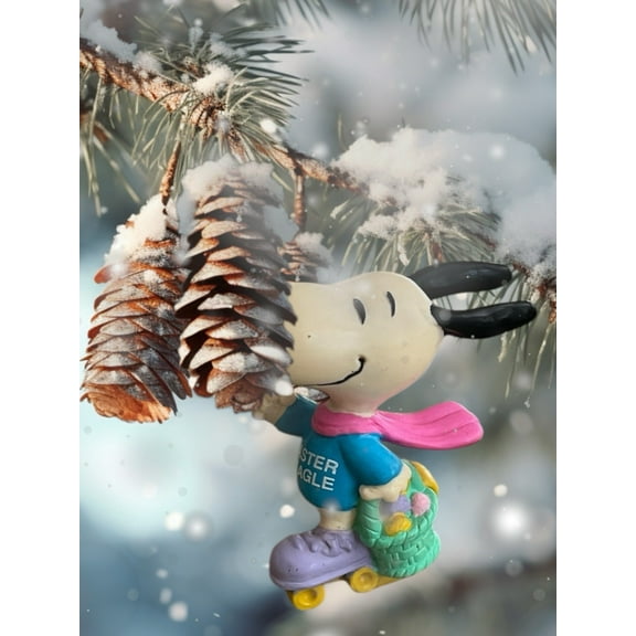 Ornament Snoopy & Woodstock Valentines Easter Christmas Figure Figurine 4” New