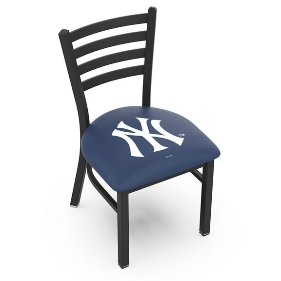 New York Yankees 18" Chair with Black Wrinkle Finish