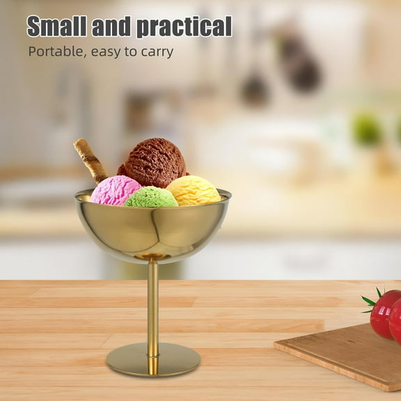 OULII Small Stainless Steel Cups: Golden Modern Tumbler for Commercial Users 1 Set