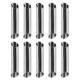 thumbnail image 5 of EeaseMX 20 moldes de acero inoxidable para croissants daneses, herramientas para hornear croissants (plateados), 5 of 7
