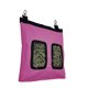 thumbnail image 1 of Bolsa de heno, bolsa colgante, soporte de alimentador exquisito, contenedor dispensador de alimentación reutilizable, fuerte resistencia a la Suministros de alimentación y agua para mascotas Rosa roja Methold PT003943-03, 1 of 6