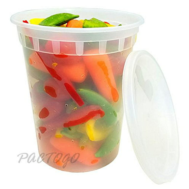 32 Oz Plastic Deli and Soup Container with Lid-TG-PC-32 – Gator Chef  Restaurant Equipment & Supplies