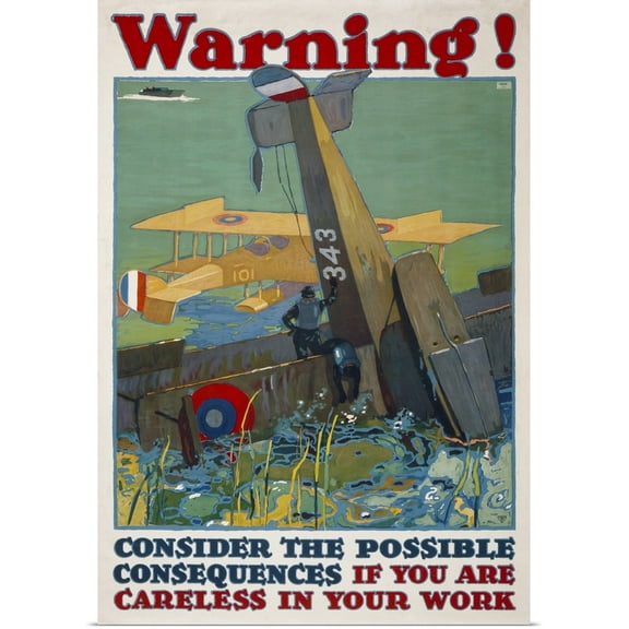 Great BIG Canvas | "Warning! Consequences.." Art Print - 32x48
