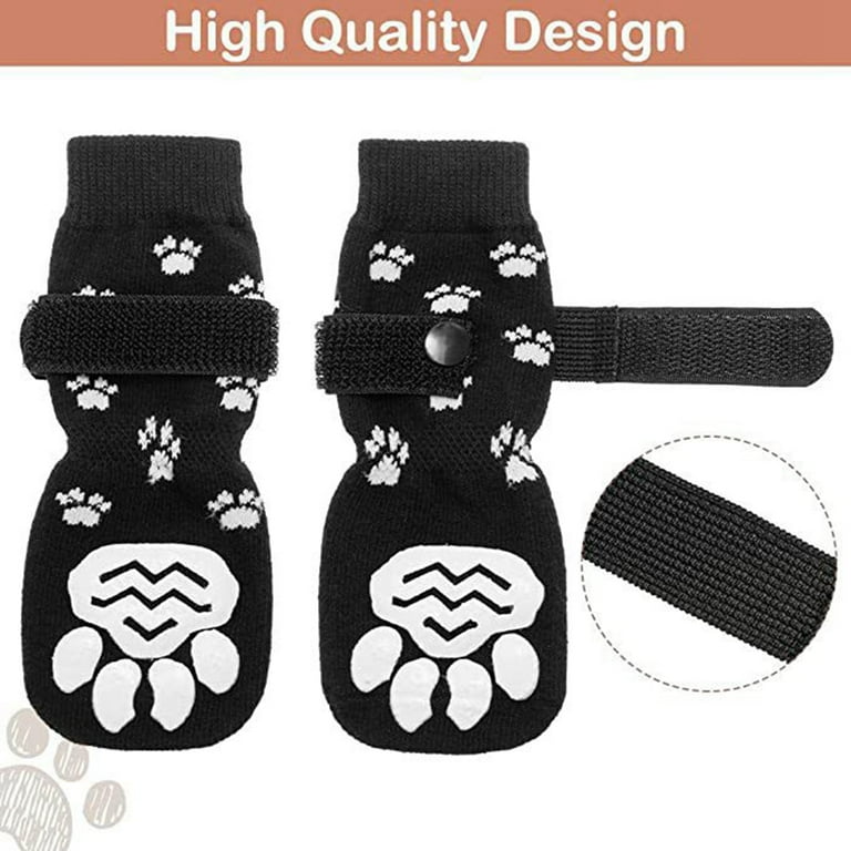Anti-Slip Dog Socks Pcs-Double Sides Grips Traction Control on