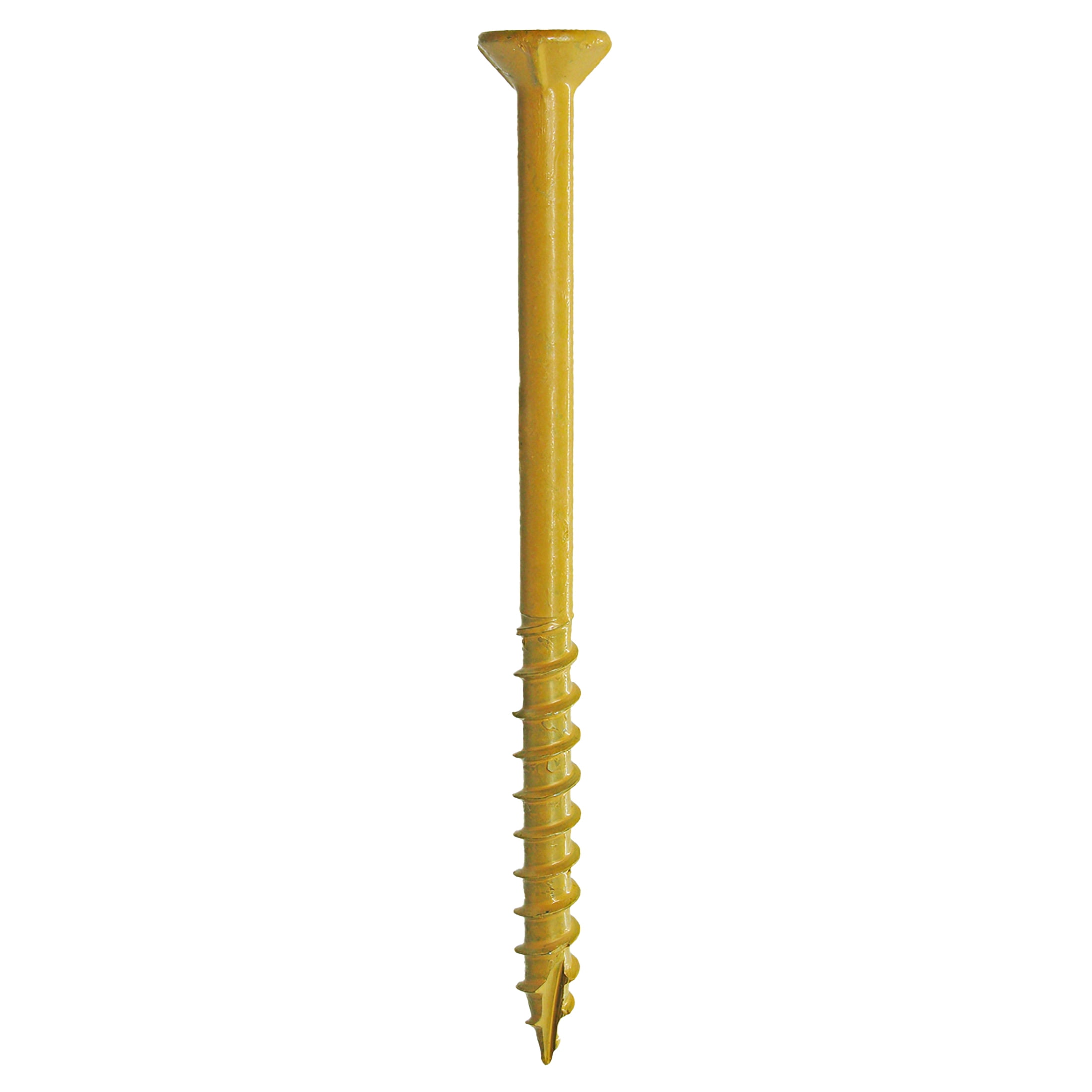(2 pack) Grip-Rite PrimeGuard Plus #9 x 3 in. Tan Wood to Wood Deck Screw 1lb.