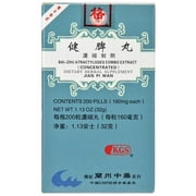 Bai-Zhu Atractylodes Combo Extract, Jian Pi Wan (200 Pills)