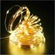 thumbnail image 1 of Juego de 2 guirnaldas de luces LED de 10 m y 100 LED, con alambre de cobre resistente al agua, para cumpleaños, jardín, patio, boda y decoración de fiestas, color blanco cálido., 1 of 5