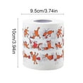 thumbnail image 4 of KOYPTL Christmas Toilet Paper,2 Rolls Xmas Tree Snowflakes Tissue Napkin Disposable Toilet Paper Colored Merry Christmas Pattern Toilet Paper,Xmas Novelty Toilet Tissue for Bathroom Decor, 4 of 6