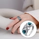 thumbnail image 4 of Anillo de Plata 925 Fernando Ojo de demonio Vintage para Mujeres, 4 of 8