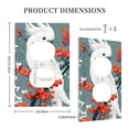 thumbnail image 3 of Daiia Cockatoo Red Berries Pattern Decorator Wall Plate Child Safe Outlet Cover, Switch and Outlet Covers,Size 1-Gang 5.0" x3.0" , Polycarbonate Thermoplastic-Style S, 3 of 6