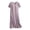 02_Purple, variant on HNMKIU Women's Plus Size Blended Nightgown with Built In Bra V Neck Short Sleeve Sleepwear Plus Size Pajamas Loose Home Dress 02_Black,L