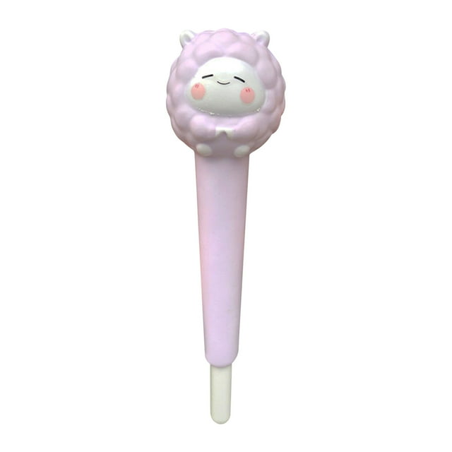 EGNMCR Stylos Mignons Mouton Stylo de Décompression Papeterie Étudiante Stylo Gel de Décompression 5ml Writing Pen