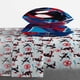 thumbnail image 4 of Marvel Spiderman Across The Spider-Verse Glitch Juego de cama tamaño completo de 7 piezas - Incluye edredón y juego de sábanas - Microfibra súper suave resistente a la decoloración (producto oficial), 4 of 7