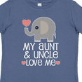 thumbnail image 4 of Inktastic My Aunt and Uncle Love Me Niece Nephew Elephant Boys or Girls Toddler T-Shirt, 4 of 5