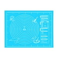thumbnail image 1 of Extra Large Baking Mat with Measurements Non Stick EVA Baking Mat for Rolling Dough Non Slip EVA Baking Kitchen Countertop Mat (Blue Background White Letters)., 1 of 3