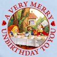thumbnail image 2 of CafePress - A Very Merry Unbirthday To You Infant Bodysuit - Baby Light Bodysuit, Size Newborn - 24 Months, 2 of 4