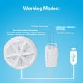thumbnail image 7 of Pristin Mini Washing Machine,Business (A) USB Cable Convenient Adjustable USB Cable Turbine Washer Adjustable Portable Personal Turbine Solinder 3in1 Hine Portable Convenient me Business ZDHF, 7 of 7