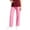 Hot Pink, variant on Women's Straight Leg Scrub Pants with Pockets Elastic Waist Drawstring Loose Fit Workwear Trousers Casual Nursing Uniform Bottoms