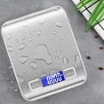 thumbnail image 2 of Cocina digital Básculas, básculas para alimentos de 11 lb/5 kg, básculas de cocina de acero inoxidable con pantalla LCD retroiluminada recargable por USB, 2 of 5