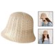 thumbnail image 5 of Sombrero de pescador japonés para mujer, transpirable, fino, hueco, protección solar, sombrero de pescador de para senderismo, viajes, , beige Baoblaze Sombrero de copa, 5 of 8