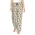 thumbnail image 1 of Balery Pug Dog Face Pantalones de pijama para mujer, pijamas ultraligeros, pantalones de estar por casa-Large, 1 of 6