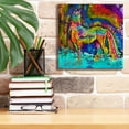 thumbnail image 6 of Epic Graffiti 'Oddesy Unicorn' by Dean Russo, Canvas Wall Art, 12"x12", 6 of 8