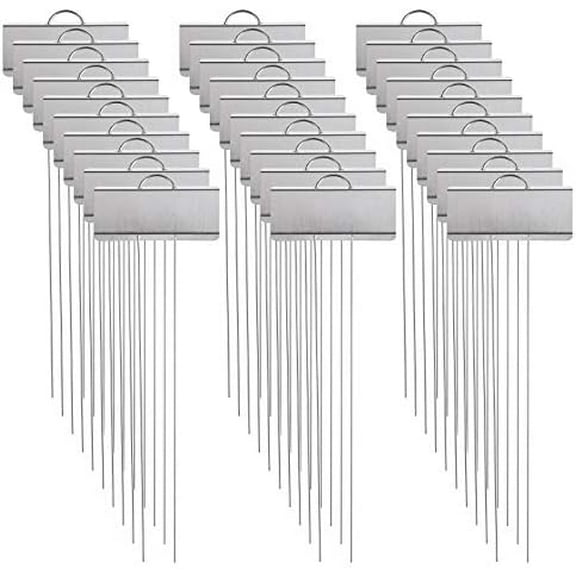 30 Pack 11.5 inch Stainless Steel Garden Markers Weatherproof Metal Plant Labels Large Planting Seedling Stake Signs$$Garden & Patio