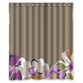 thumbnail image 1 of ABPHQTO Cortina de ducha Blooms Design Cortina de ducha impermeable 160x180 cm, 1 of 2