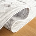 thumbnail image 5 of SAFAVIEH Lotus Eunice Geometric Area Rug, Ivory/Grey, 6'7" x 6'7" Square, 5 of 8