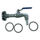 thumbnail image 2 of Conector de manguera de barril de accesorios de plomería duraderos de válvula de bola para hierro 200/210/100L 15 mm Cola Válvula de barril, 2 of 8