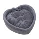 thumbnail image 2 of Heart Shaped Pet Bed With Soft Fabric Non Slip Bottom And Comfortable Filling Suitable For Cats And Small Dogs Provides Cozy Resting Sences, 2 of 6