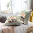 thumbnail image 6 of Summer Eucalyptus Leaves Starfish Pillow Set of 2 Covers Coastal Shells Basket Green Leaf Decoration Cushion Cover Pillowcase 20 x 20 Inches for Couch Indoor Bedroom Decor, 6 of 7