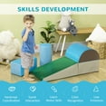 thumbnail image 6 of Soozier 5 Piece Climb and Crawl Activity Play Set Soft Secure Foam Playset for Toddler Preschooler Indoor Play Equipment Baby Learning Toys Multicolor, 6 of 9