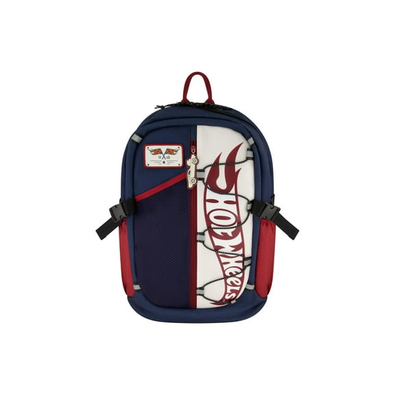 Hot Wheels 1968 Backpack, Classic Heritage Design for Men and Women, Navy, 12 Inch