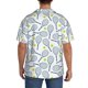 thumbnail image 3 of Balery Tennis Rackets And Balls Camisa Casual de Manga Corta con Botones para Hombre, Texturizada, Estilo Cubano, para Playa, Verano-Medium, 3 of 5