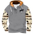 thumbnail image 1 of Sudaderas con capucha para hombre, moda, bolsillos, manga larga, estampado, sudaderas con capucha, blusa para hombre, blusa de poliéster, 1 of 4