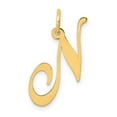 thumbnail image 1 of Beautiful 14K Medium Fancy Script Initial N Charm, 1 of 1