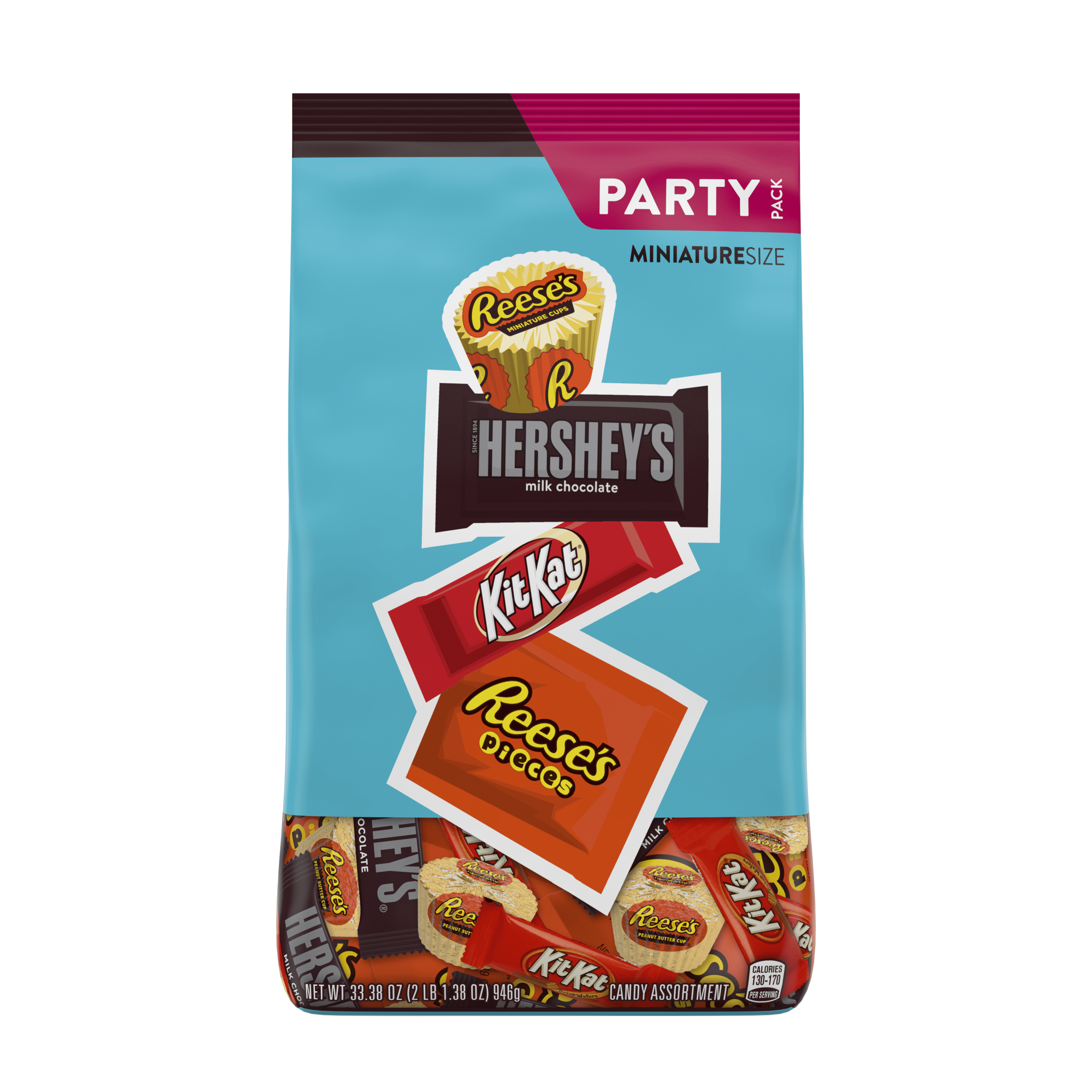 Hershey's, Miniatures Chocolate Assortment Candy, 33.38 Oz Walmart
