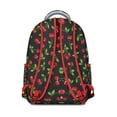 thumbnail image 3 of Cherry Print School Backpack for Women, Large Laptop Bookbag for College, Durable Work Backpack with Laptop Sleeve, Spacious Daypack for Commute Travel Gift, 3 of 6