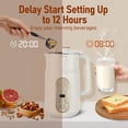 thumbnail image 4 of Nut Milk Maker, AlfaBot N2 Automatic Almond Milk Machine for Homemade Plant-Based Milk, Oat, Soy, Yogurt, 5 Modes/35OZ Big Capacity Soy Milk Maker with Delay Setting and Self Cleaning, 4 of 7