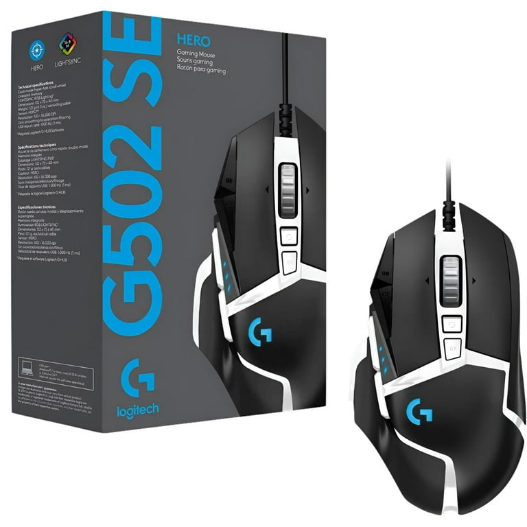 PC周辺機器 Logitech G502 SE Hero Logitech G502 SE Hero RGB Gaming Mouse - 11 Buttons, 16K DPI