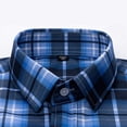 thumbnail image 2 of Zoeecloth Men's Plaid Button Down Shirts Cotton Long Sleeve Shirts Regular Fit Gingham Casual Shirts, 2 of 9