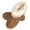 Cinnamon, variant on Jessica Simpson Girls Microsuede Super Soft Bootie Slippers with Indoor Outdoor Sole