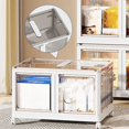 thumbnail image 2 of Portable Closet Storage Box, Clothes Storage Organizer, Wardrobe Closet Wardrobe white, 2 of 4