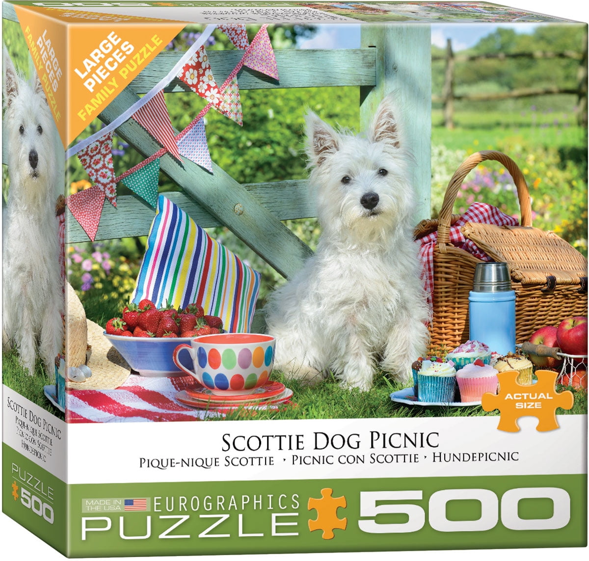500 Piece Eurographics Dog's Life by Gary Patterson 500-piece Puzzle Jigsaw 