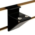 thumbnail image 1 of Slatwall Wood Shelf Bracket, Low Profile Support for 3/4" Thick Wooden Shelves up to 14" D, Black, 50 Pack, 1 of 6