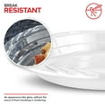 thumbnail image 2 of Stock Your Home 120-Count 9" Clear Plastic Plates, Heavy Duty, Disposable, for Parties & Events, 2 of 7