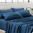 thumbnail image 2 of Bare Home Premium 1800 Ultra-Soft Double Brushed Microfiber Pillowcase Bulk Pack, Standard, 4 Pack, Dark Blue, 2 of 5